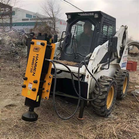 post driver skid steer|hydraulic post driver for skid steer.